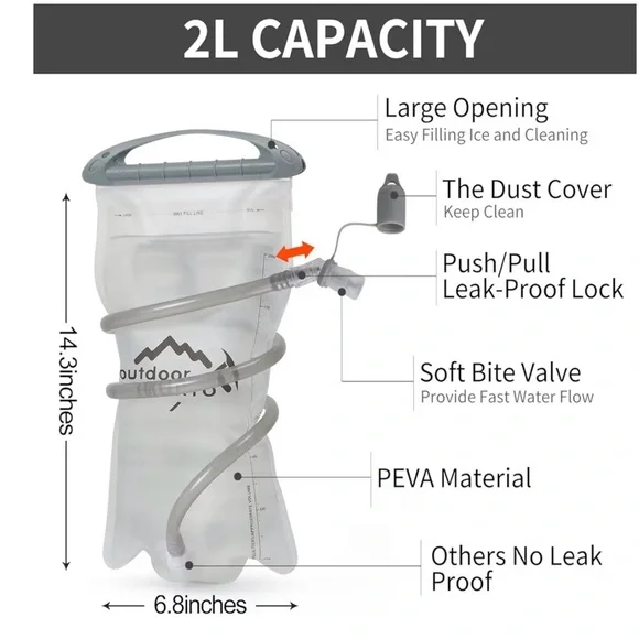 Hydration Pack Backpack - Picture 5 of 7